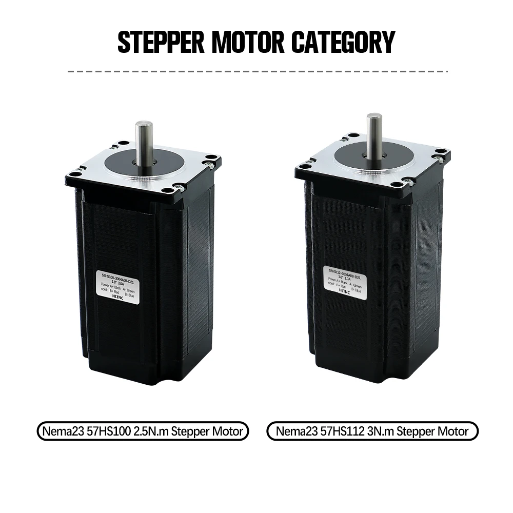 Kits de Motor paso a paso HLTNC DC DM542 DM556 TB6600 controlador Nema23 100mm 112MM 2,5 3NM Motor 350W 36V fuente de alimentación para enrutador CNC