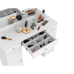 Kommode Ankleidezimmer mit Spiegel und LED 3 Schubladen 2 Türen demobile Charisma Hauptverkaufstabelle zum Ausdingen - №1