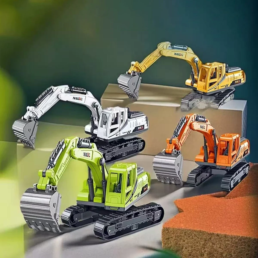 1pc Excavator Quality New Type of Inertial Excavation Car Engineering Car Party Supplies Children Education Toys Boys and Girl