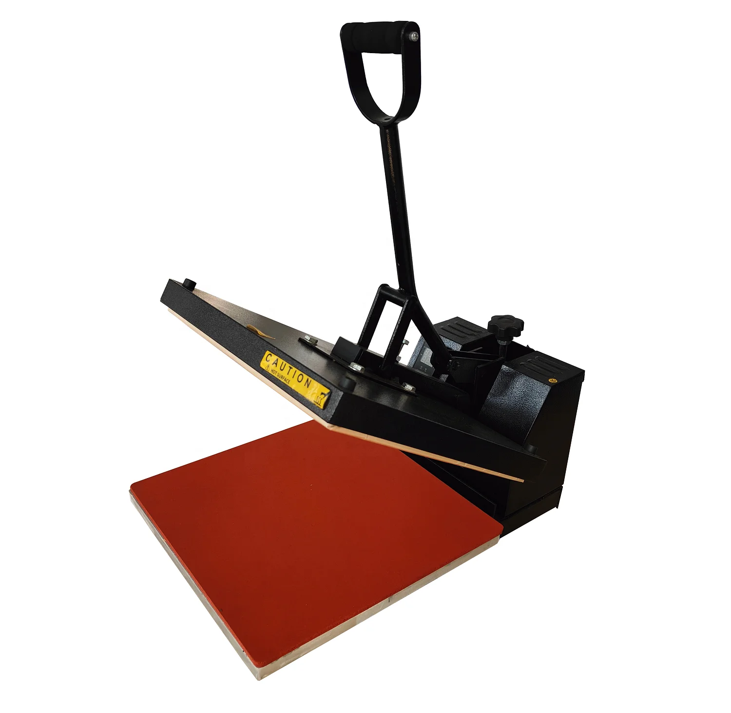 High Pressure T Shirts Heat Press Transfer Machine 38*38 Plain Flatbed Heat Transfer Printing Machinery