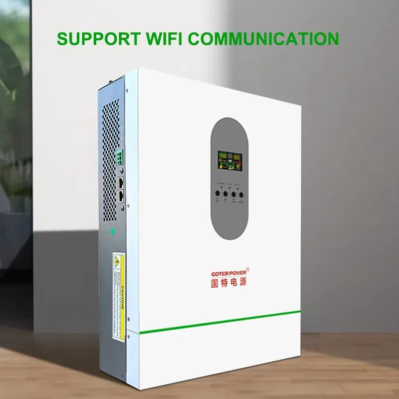 Inwerter jednofazowy 6,2 kW, standard amerykański 120 V, z rozdzielonymi fazami, inwerter hybrydowy solarny 5,5 kW do użytku domowego, z rozdzielonymi fazami, 240 V.