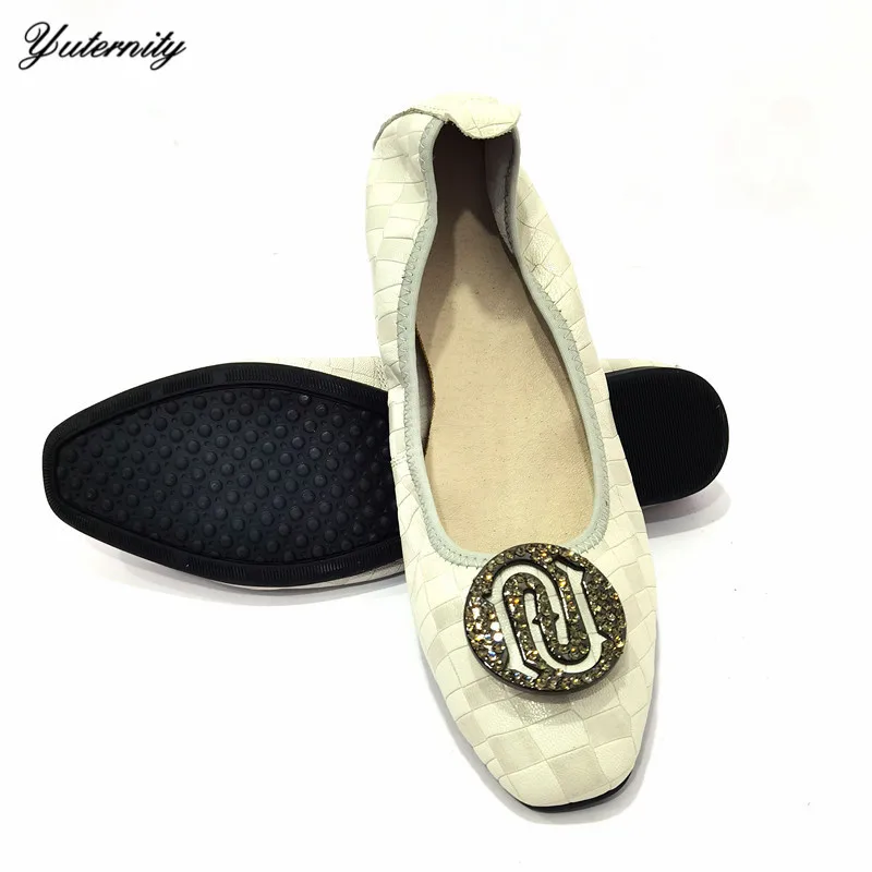 Italian Summer Wome PU Leather Flats Shoes Nigerian Fashion Comfortable  Slip-On Soft Sole Shoes  For Party