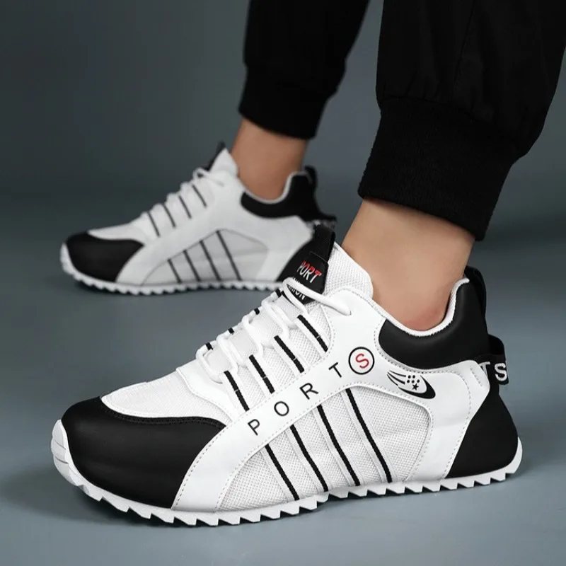High-quality Platform Sneakers Designer Sneakers for Men Fashion Height Increased Casual Shoes with Anti Slip Shock Absorption