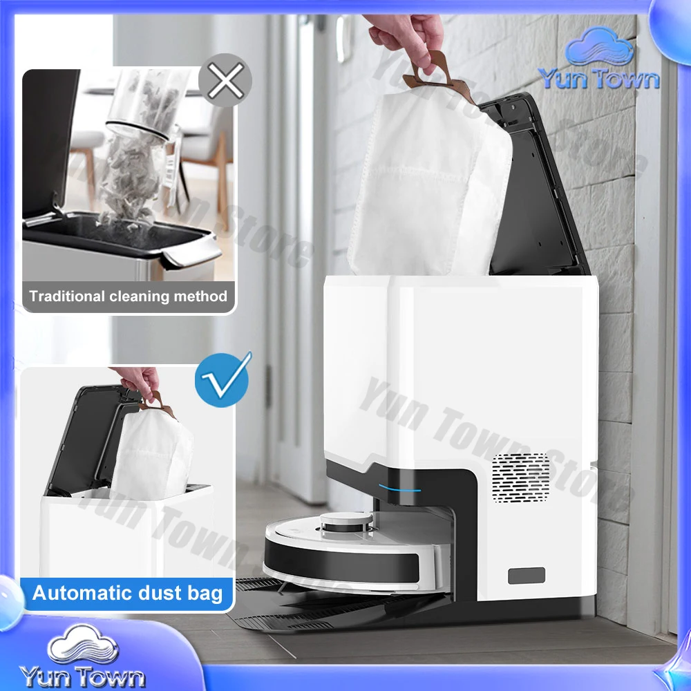 Smart Vacuum Cleaner for Gold Seller with Self-Emptying HEPA Filter Wet Dry Cleaning for EU US RV Garage Automatic Electric