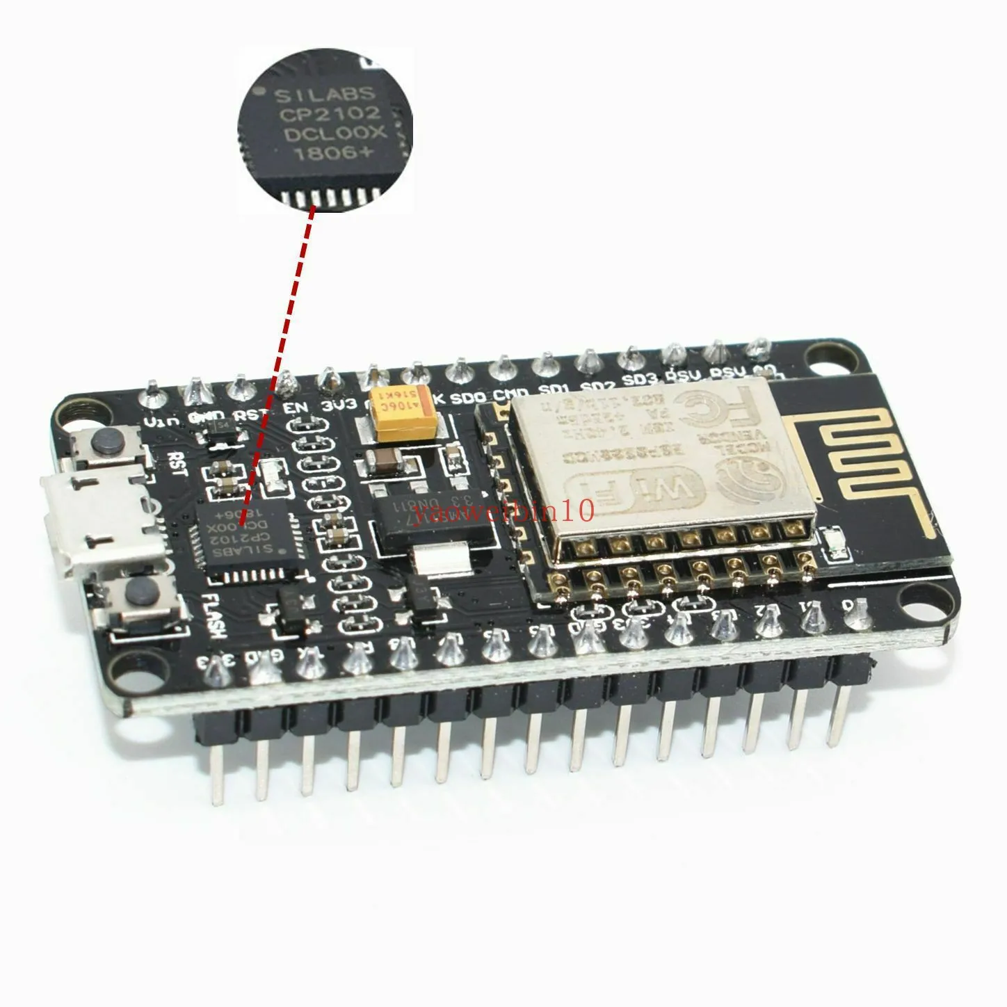 The new Lua WIFI V2 IoT development board is based on ESP8266 CP2102