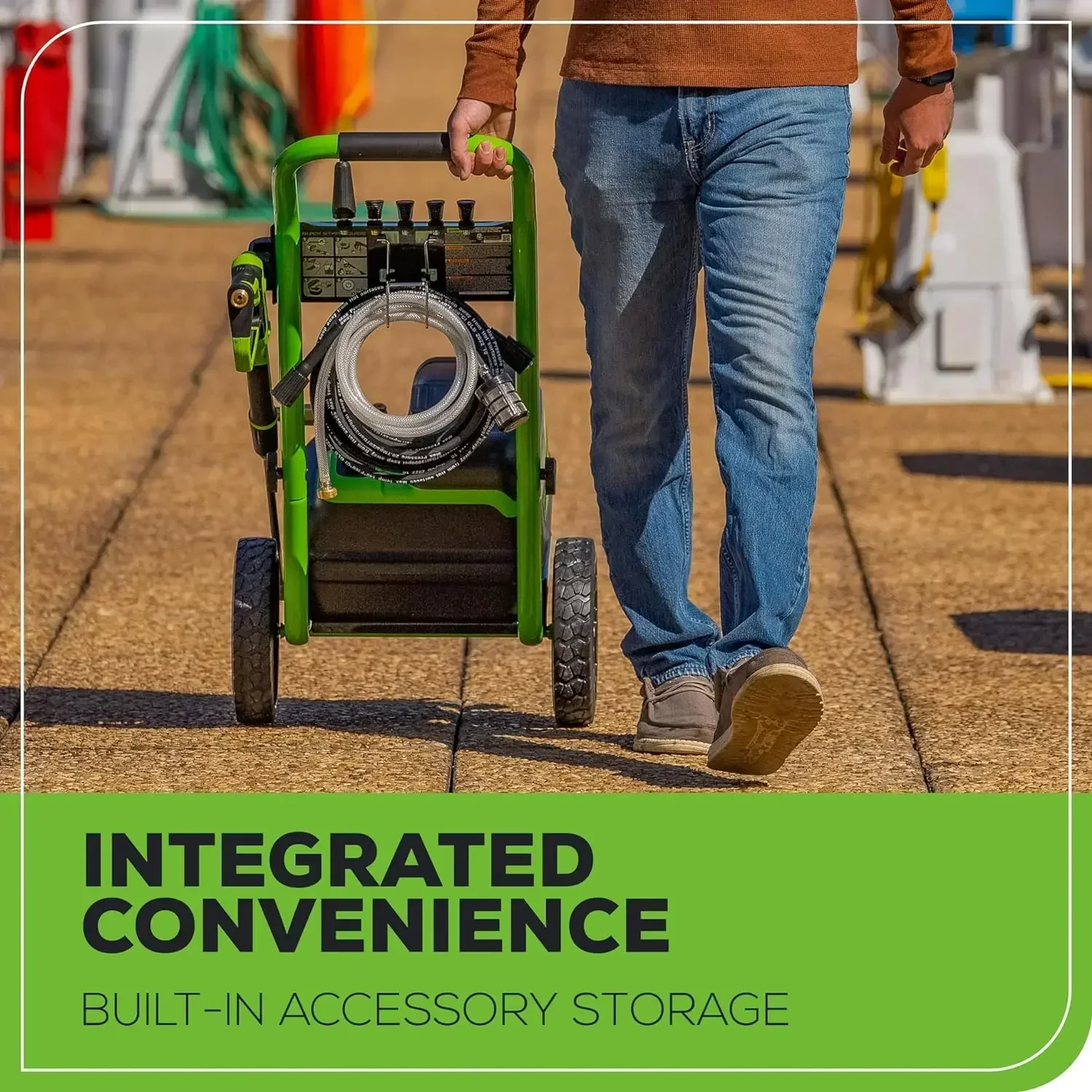 

A 80V 3000 PSI Pressure Washer (2.0 GPM), (2) 4.0Ah Batteries & Dual Port Rapid Charger, Powerful Enough to Remove Pesky Dirt