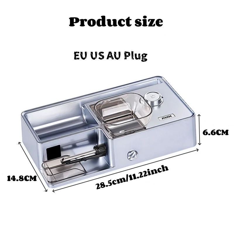 3 in 1 Size 5.5/6.5/8mm Tube Electric Cigarette Rolling Machine Infrared Counting Automatic Tobacco Injector Maker EU US AU Plug