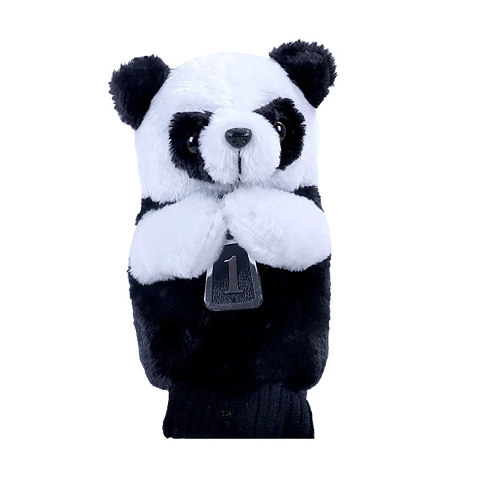 1Pc Cartoon Plush Panda Golf Club Head Cover Protection Driver Headcover Golfing Accessory - view 3