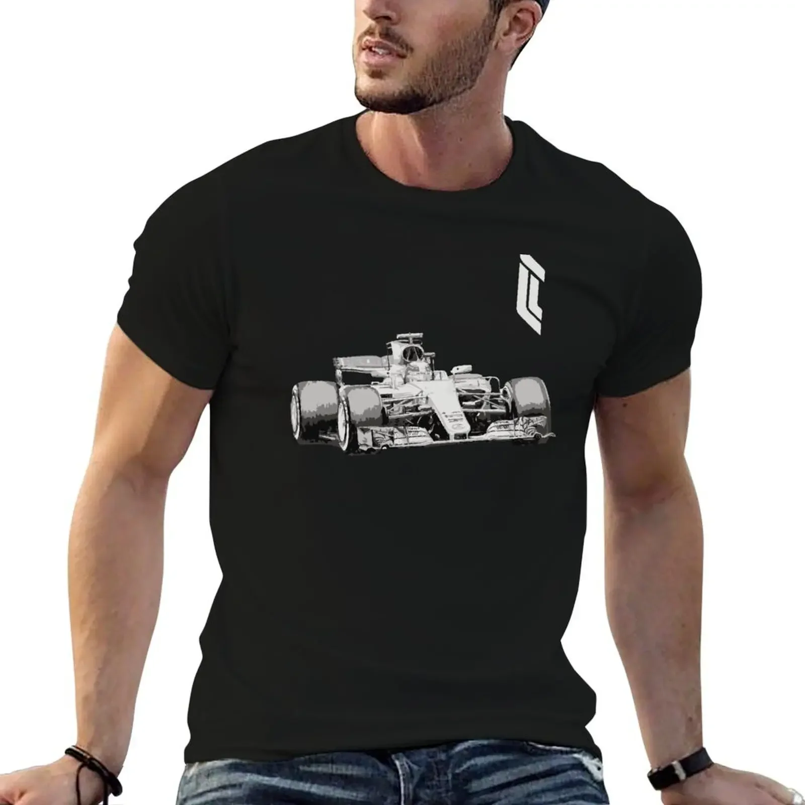 Racing Elegance Reimagined: F1 Classic Vintage Style T-Shirt cotton man t-shirts shirts graphic tees tshirts for men