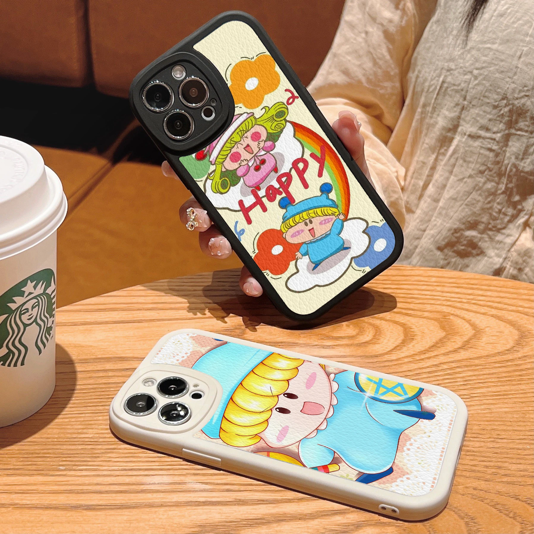 De Proteção da lente Pele De Cordeiro Dos Desenhos Animados Noinclude Mirumo わがまま☆フェアリー ミルモでポン! Capa de telefone para iphone14 11 12 13promax xr xsmax 7plus capa