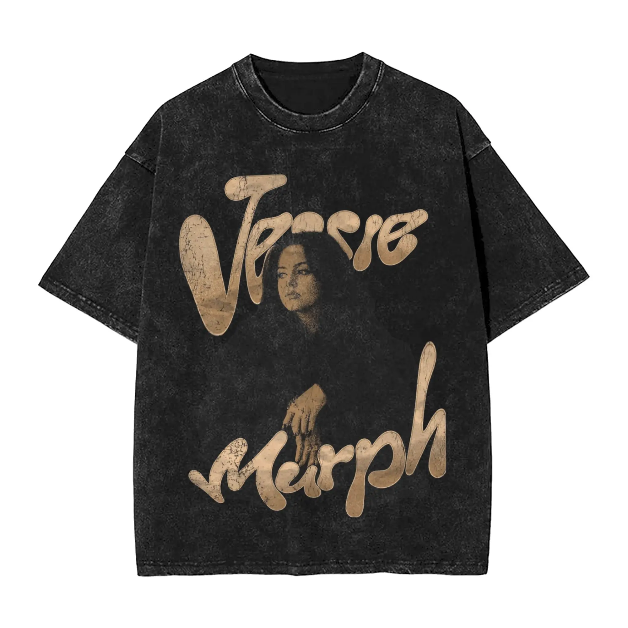 Women Men Retro Style Hiphop Musician Jessie Murph T Shirt Printed Vintage Washed Tour 2025 Casual T-Shirts