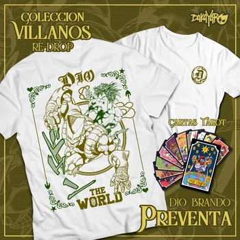 JoJo Bizarre Adventure Shirt Jotaro Kujo T-Shirt Dio Giorno T-Shirt Anime Shirt Alle Größen