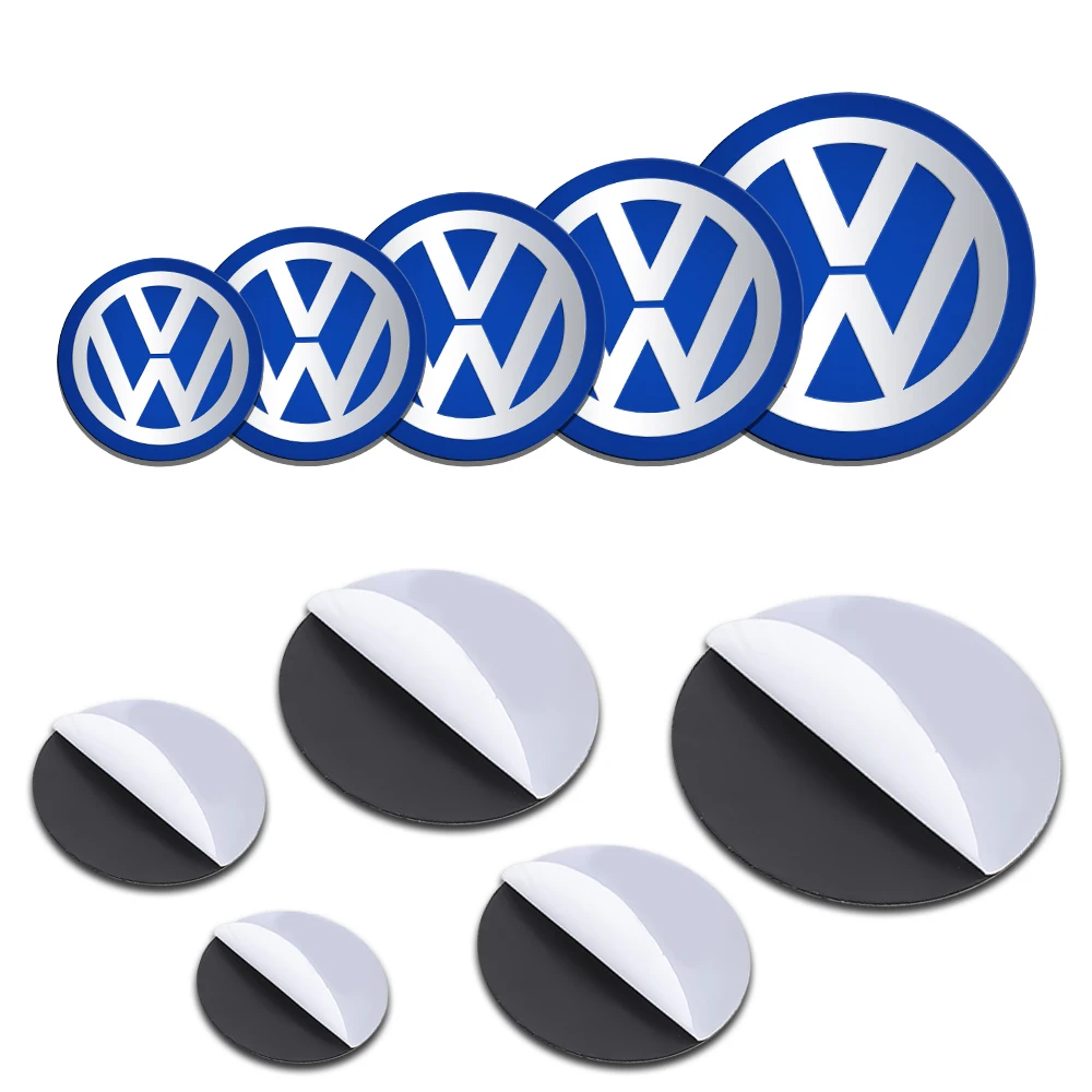 Car Styling Wheel Center Hub Cap Sticker Badge Decoration Auto Refit Accessorie For Volkswagen GTI Golf 7 Passat  Scirocco Jetta