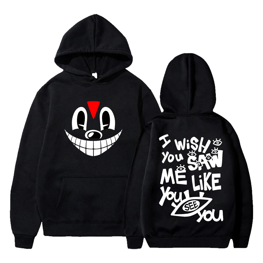 

Lil Darkie I Wish Hoodie Unisex Long Sleeve Streetwear Men Women Hooded Sweatshirt 2023 Spider Gang Tour Hip Hop Clothes