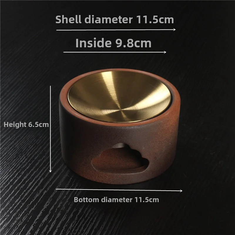 KYCOR-Candle Base Heating Essential Oil Incense Burner Household Club Aromatherapy Lamp Coffee Powder Sandalwood