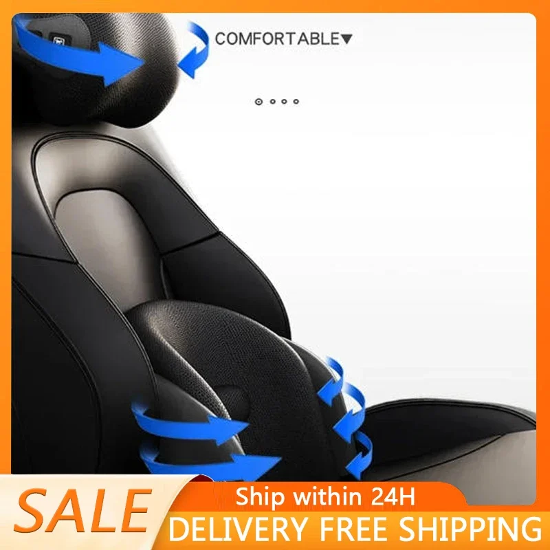 

NEW Car Neck Cushion Lumbar Support Electric Men Massage Neck Car Neck Pillow Outdoor Car Accessories Home Car Massage Seat