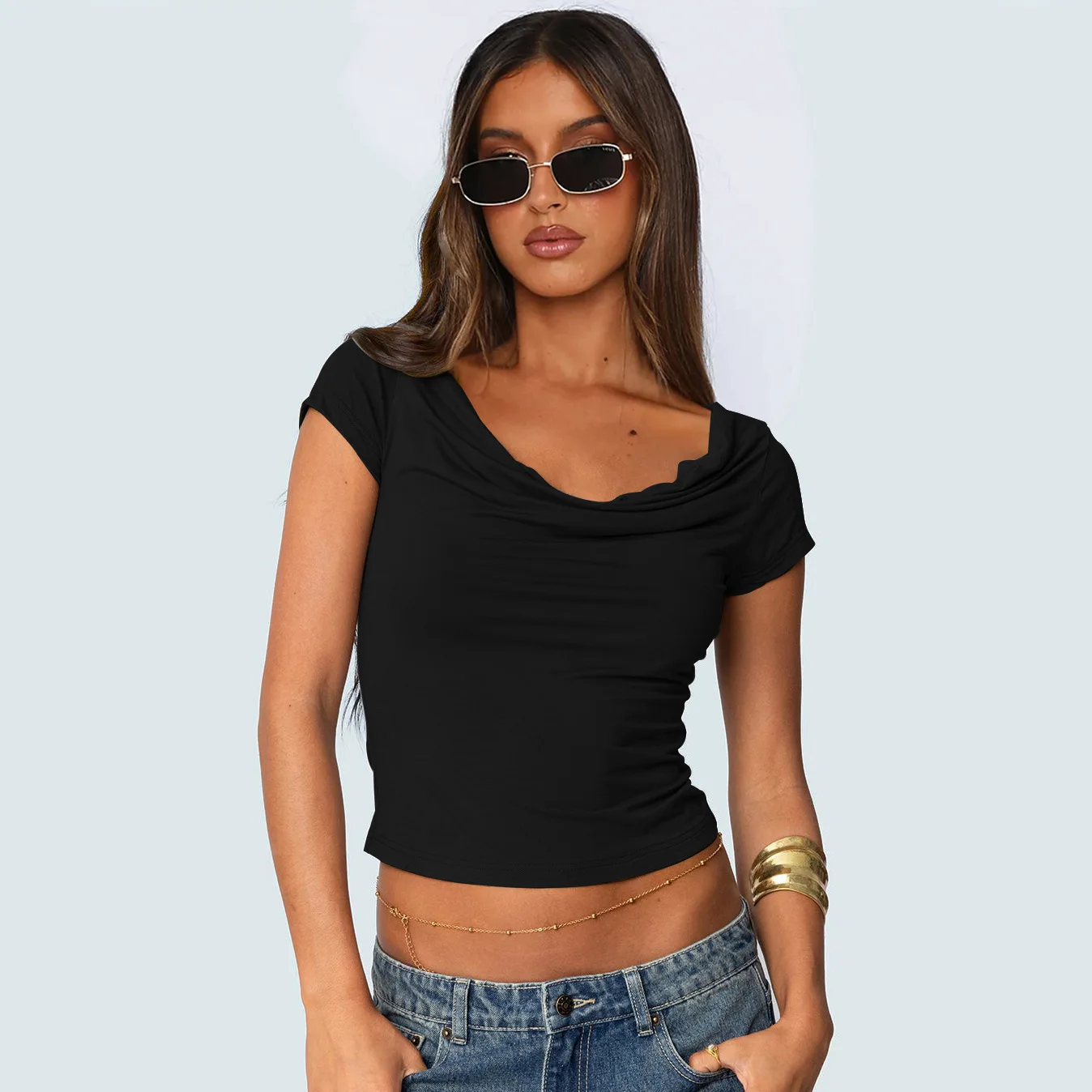 Slim Fit Color U-Ne… - image