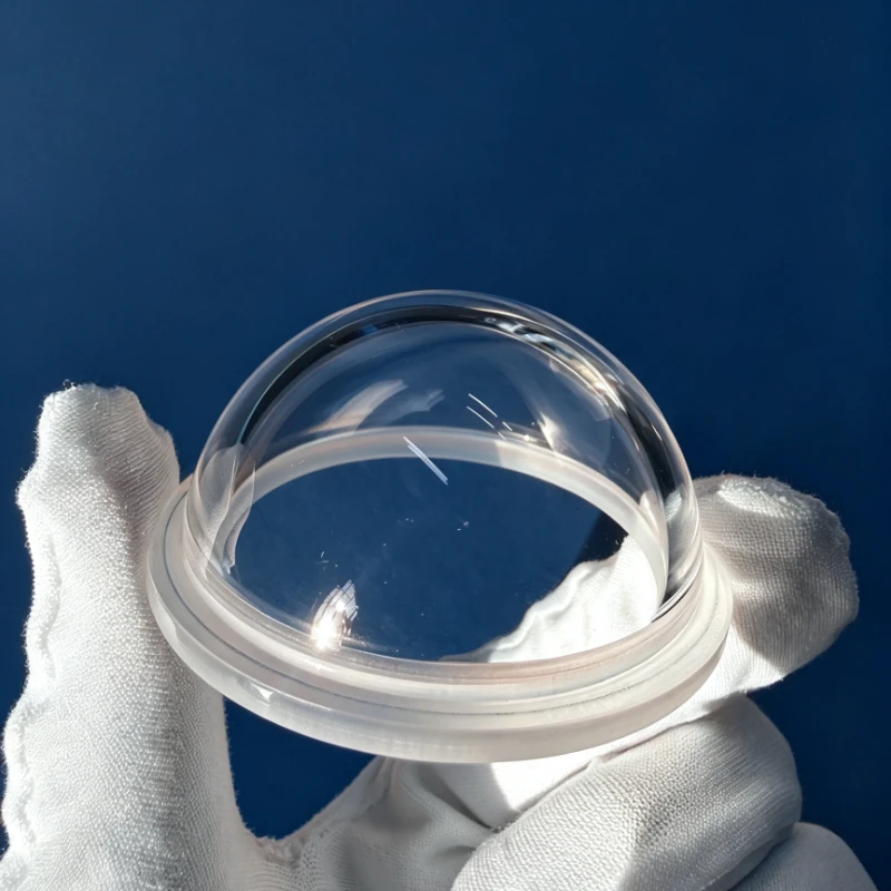 K9 Quartz Glass Dome Lens Protective Cover for Underwater Camera CCTV Surveillance Sensor Optical Housing Custom