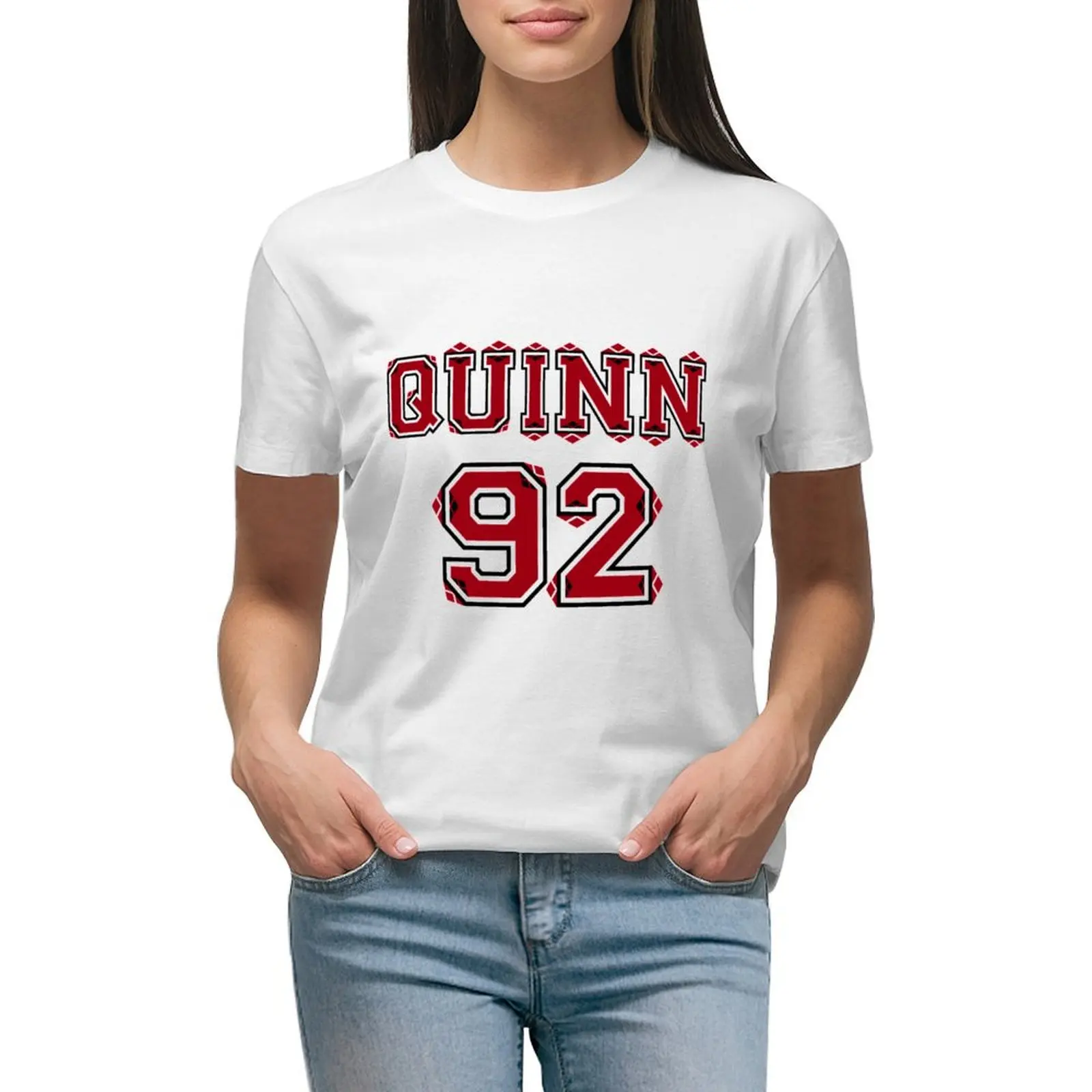 Quinn T-shirt anime clothes Blouse Aesthetic clothing t-shirt dress for Women sexy