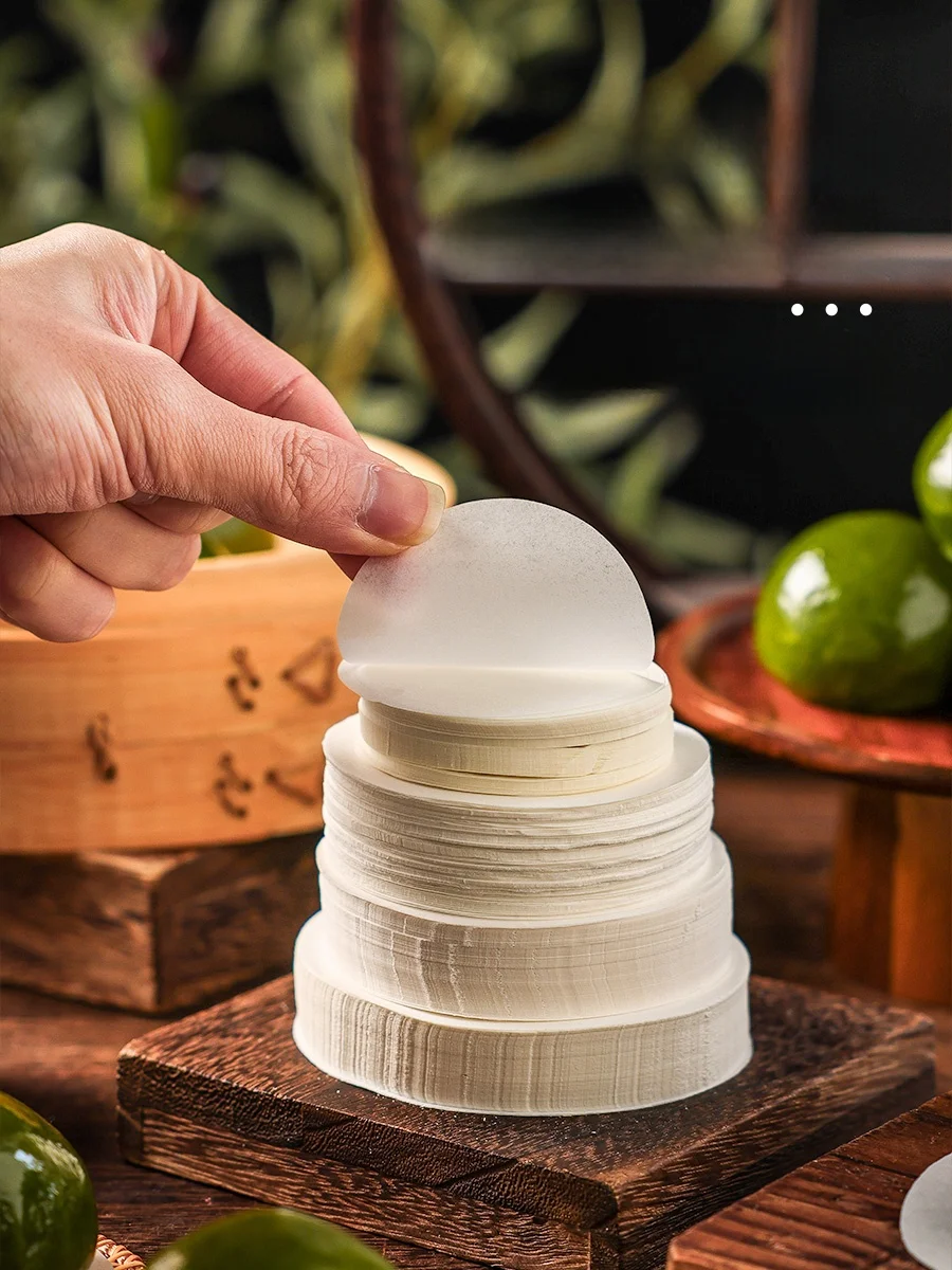 

Disposable Steng Paper Pad for Buns And een Dumplings Non-Sti Food ade Oil Pan Tray Home Use Kitchen Cooking Tools