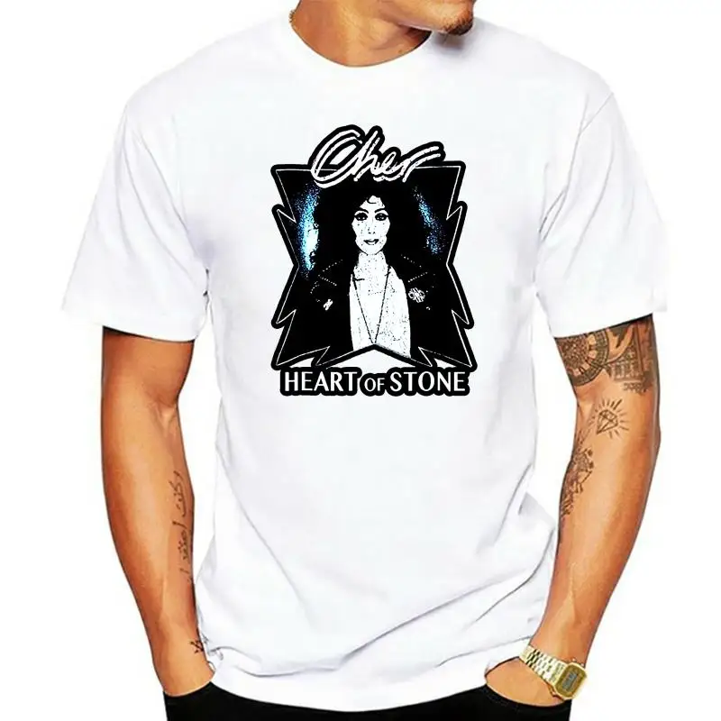 Shredded Cher Heart Of Stone T-Shirt Retro O Neck Tee Shirt New Diy Design