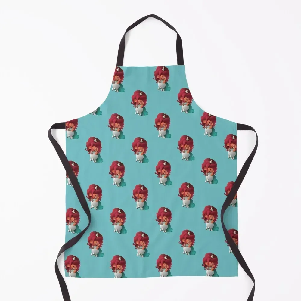 

Delta Dawn Pattern Apron Things For The Home Women's Smock for hairdressing Kitchen Utensils Apron