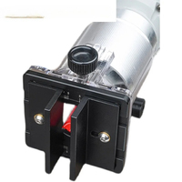Two in one connector slotting bracket woodworking trimming machine frame invisible fastener slotting locator mold