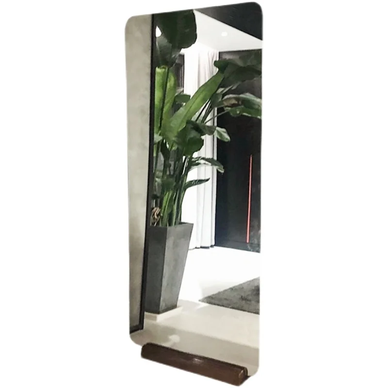 Full body dressing mirror, clothing store, slimming and beauty fitting, floor to ceiling ultra white three-dimensional large