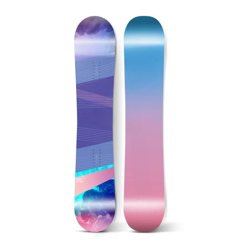 

Color pattern, veneer, snowboard, male and female, entry level, adult, all round