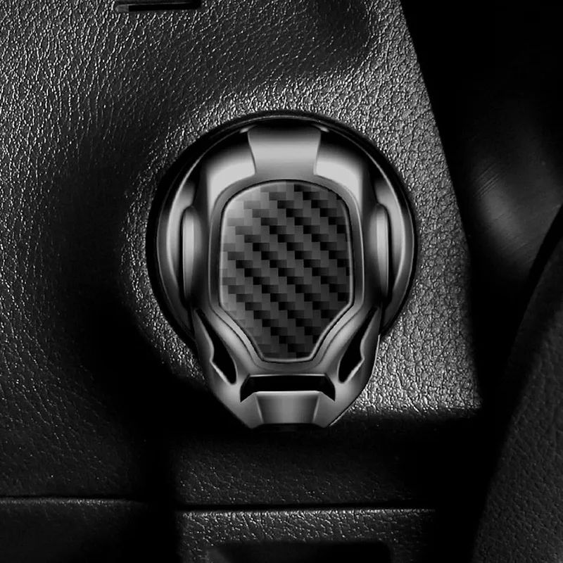 Car Interior Decoration Motorcycle StartRing Car Ignition Start Switch Protective Cover Onekey Start Stop Button Cover Engine