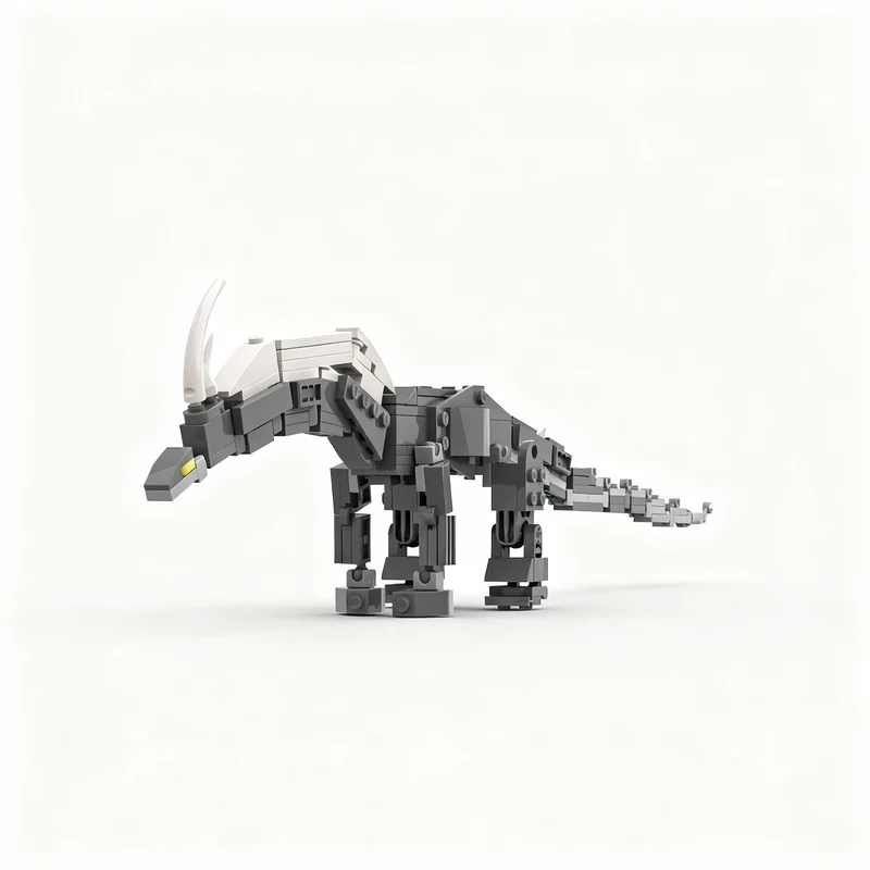 154pcs MOC Dinosaurs Amargasaurus Cazaui Model Building Blocks Toy Collection Art DIY Idea Craft Brick Creative Display Birthday