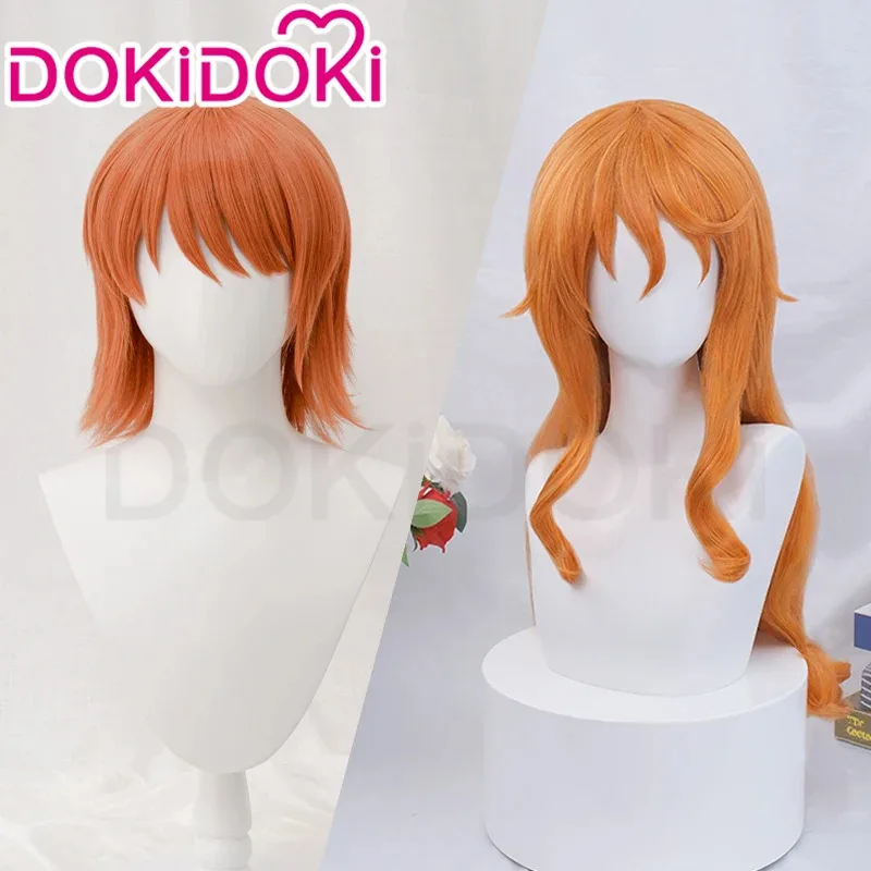 

В НАЛИЧИИ Namii Парик Аниме Косплей DokiDoki Парик Женский Оранжевый Длинный Парик Косплей Namii Термостойкий Короткий Парик Рождественская Бесплатная Кепка
