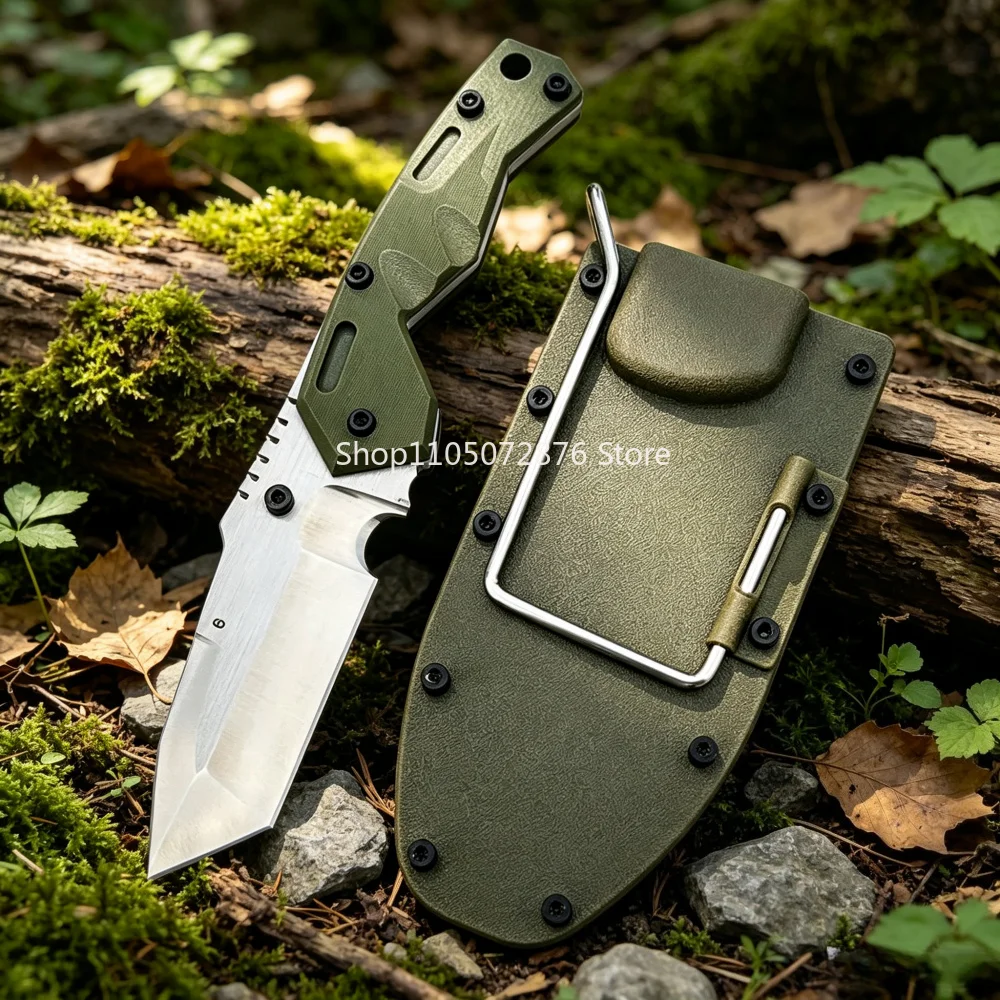 Edc Concealed Carry Knife - Yüksek Sertlik 7CR15Mov Bıçak Açık Kamp