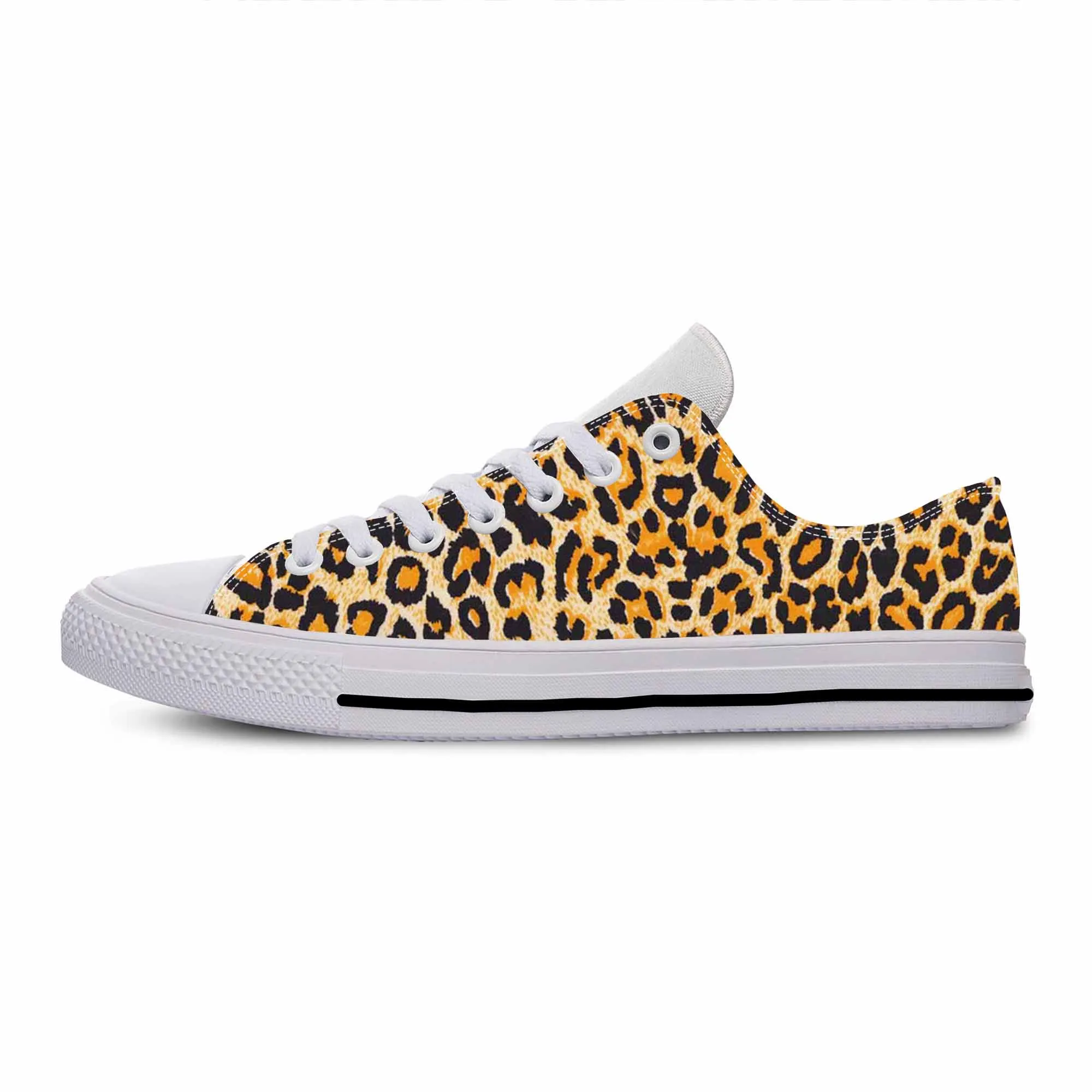 Animal Panther Leopard Print Skin Pattern Fashion Casual Cloth Shoes Low Top Comfortable Breathable 3D Print Men Women Sneakers