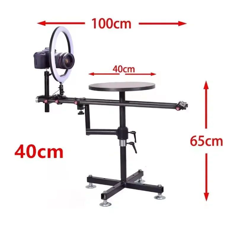 360 Rotate Photo Booth 40cm Display Turntable Photography Turntable Rotating Horizontal Vertical Platform Photo Booth