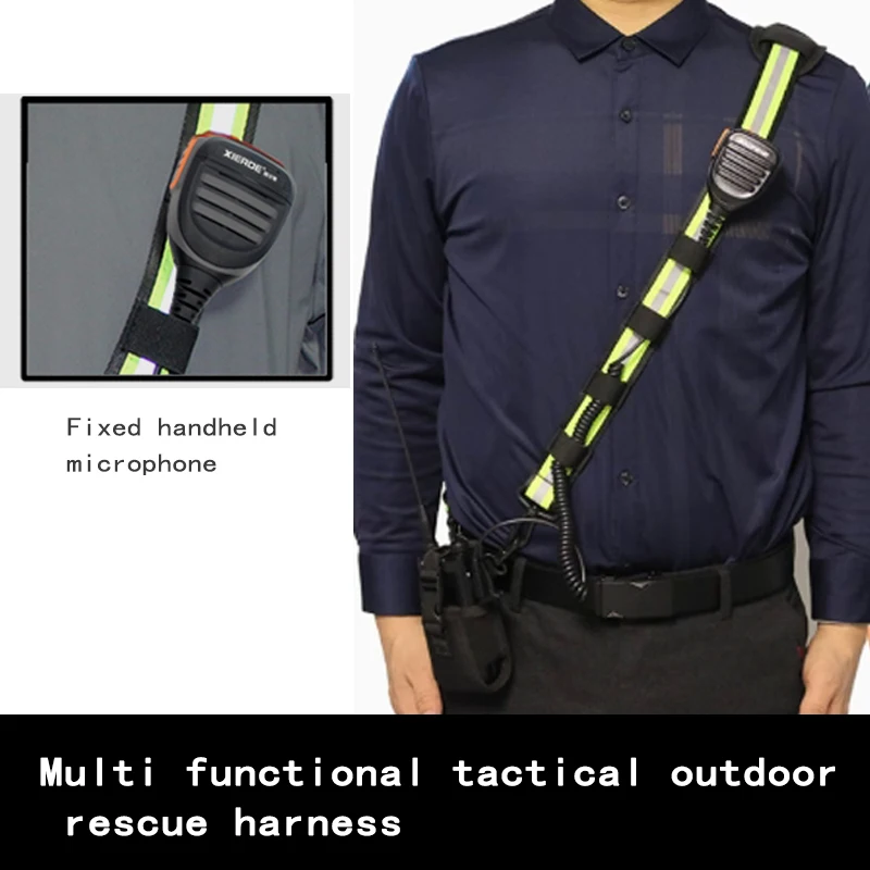 

Специальные тактические погоны для пожарных, спасательные ремни для занятий спортом на открытом воздухе, рации, рюкзаки, портативный чехол