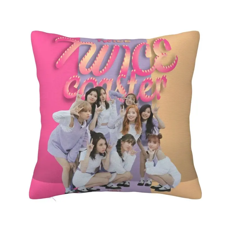 Custom Beauty Kpop Twices Luxury Throw Pillow Cover Bedroom Decoration Lovely Sofa Cushion