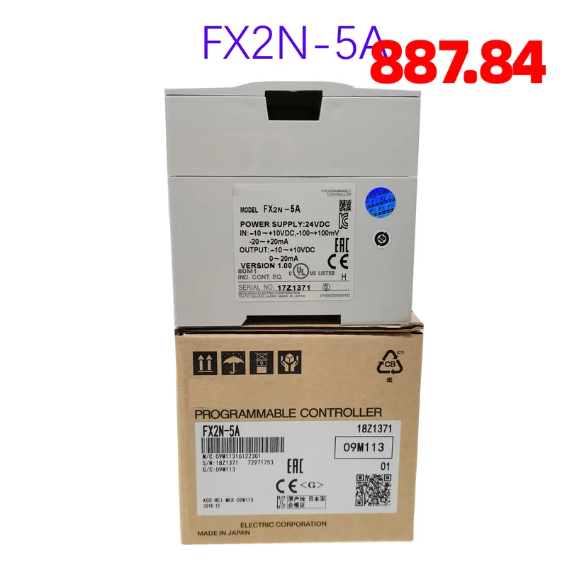 

New Original FX2N-5A PLC 24VDC Spot PLC Module Original