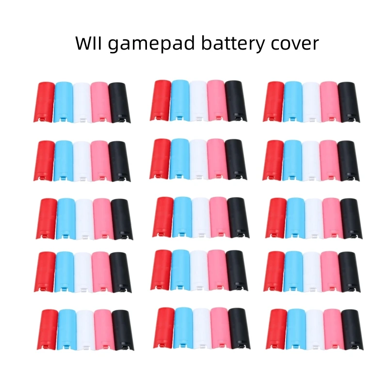 1 stücke Für WIIU Griff Gerade Griff Batterie Abdeckung Box Fach Für WII Gerade Griff Batterie Hinten Fall Abdeckung