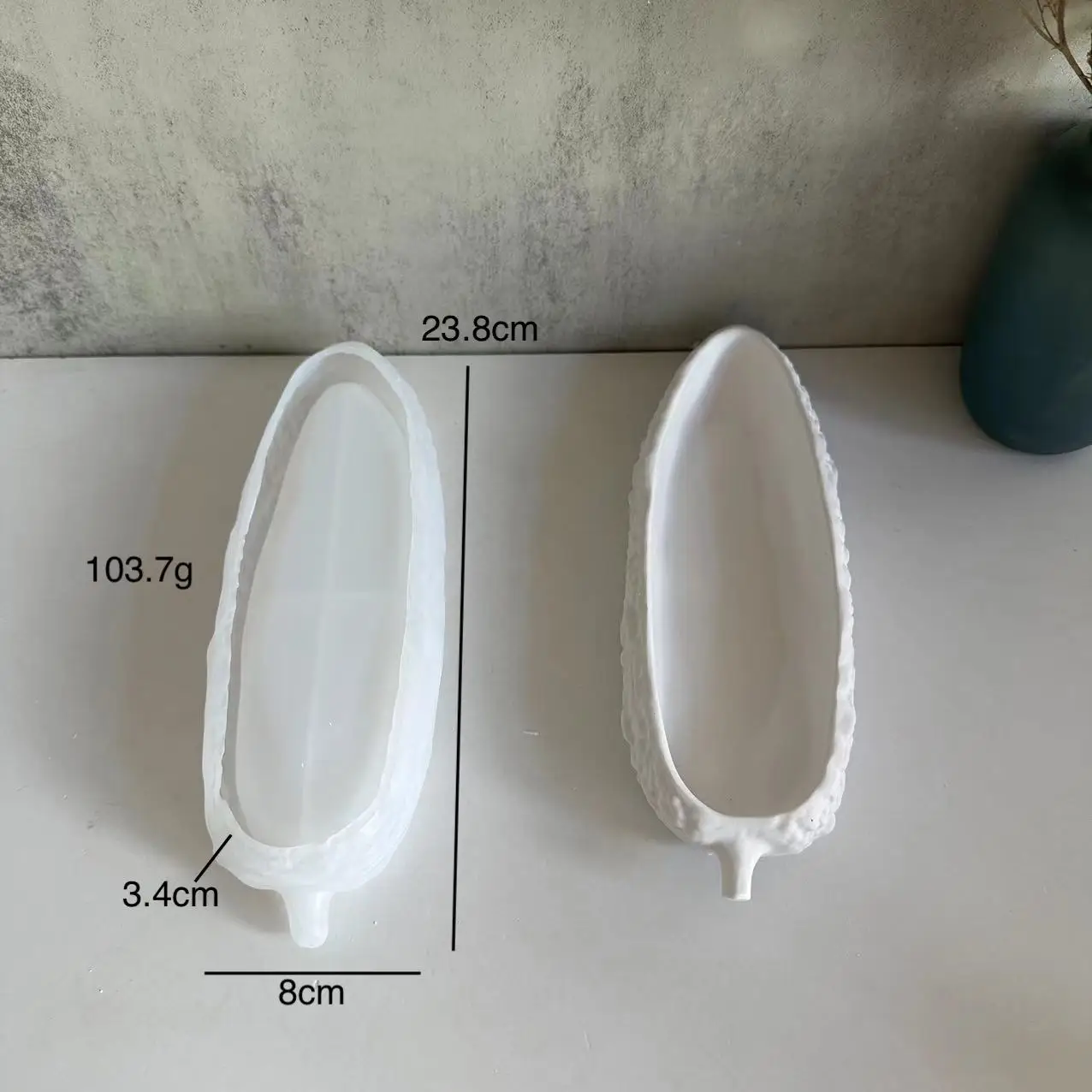 Irregular Long Candle Cup Silicone Mold Candle Jar Storage Box Succulent Planter Plaster Mould Drip Moulds