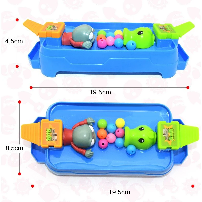 Plants vs. Zombies Fun Eating Peas Double Pea Shooter vs. Zombie Legion Interactive Children's Toy Children's Birthday Gifts