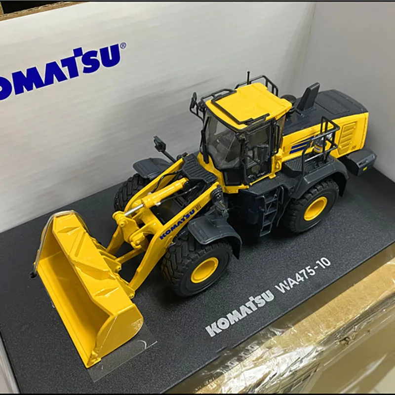 UH 1:50 Scale Komatsu WA475-10 Wheel Loader Forklift Alloy Engineering Model Collection