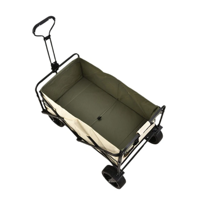 Vagón de mano plegable para acampar, carrito de picnic de playa, carrito de jardín portátil, gran oferta