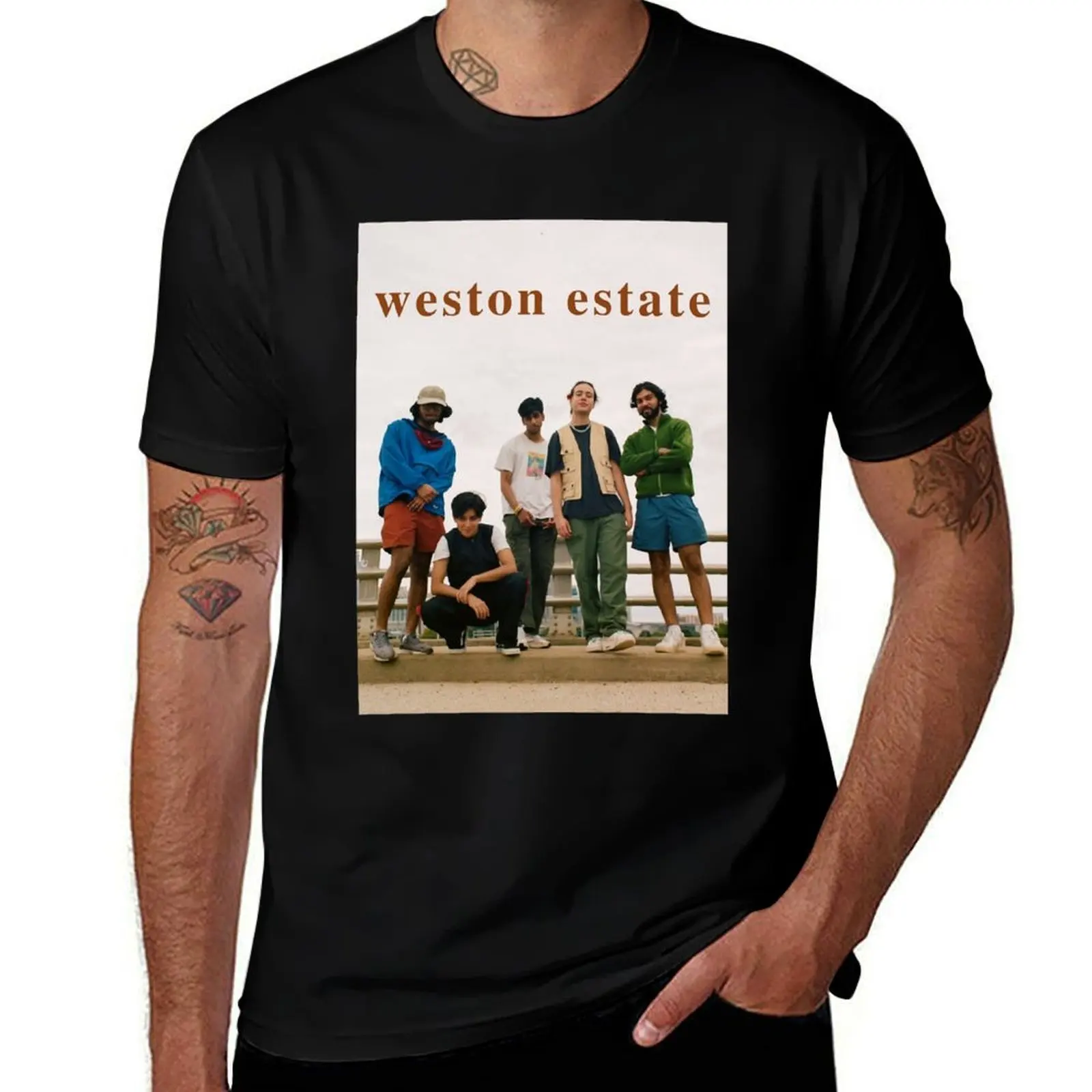 

weston estate T-Shirt Graphic Print Short Sleeve T-Shirt