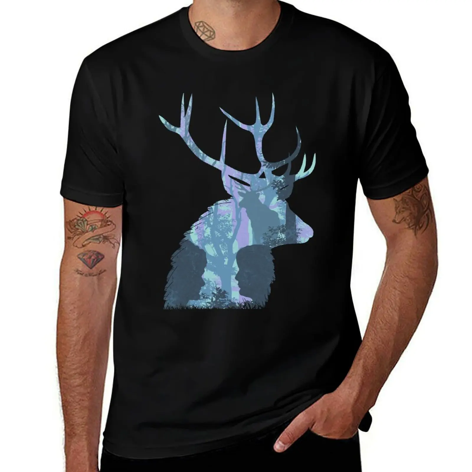 

Deer Cannibal T-Shirt customs design your own plus size clothes anime stuff shirts graphic tee t shirts for men graphic