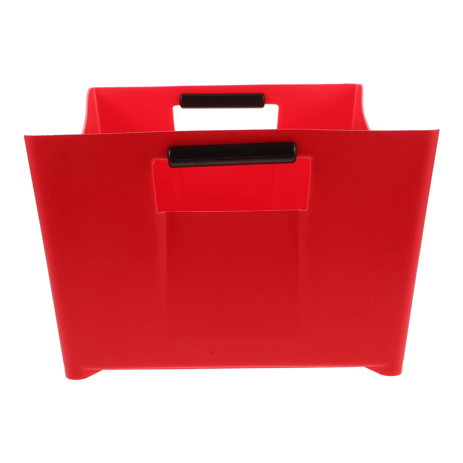 

Ice Cube Bucket V Type Plastic Large Capacity Household Wine Container Party Beer Beverage Tub Hollow Side Handle Reusable