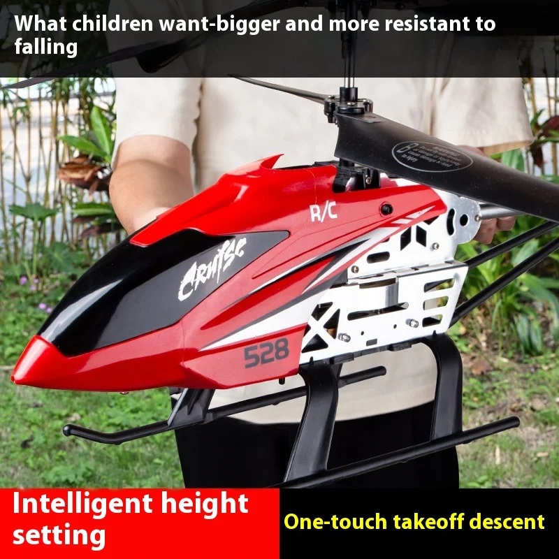 Large Remote Control Rc Helicopter, Durable Charging Model Drone, Outdoor Aircraft, Uav Toy, 3.5ch Extra, 2.4g