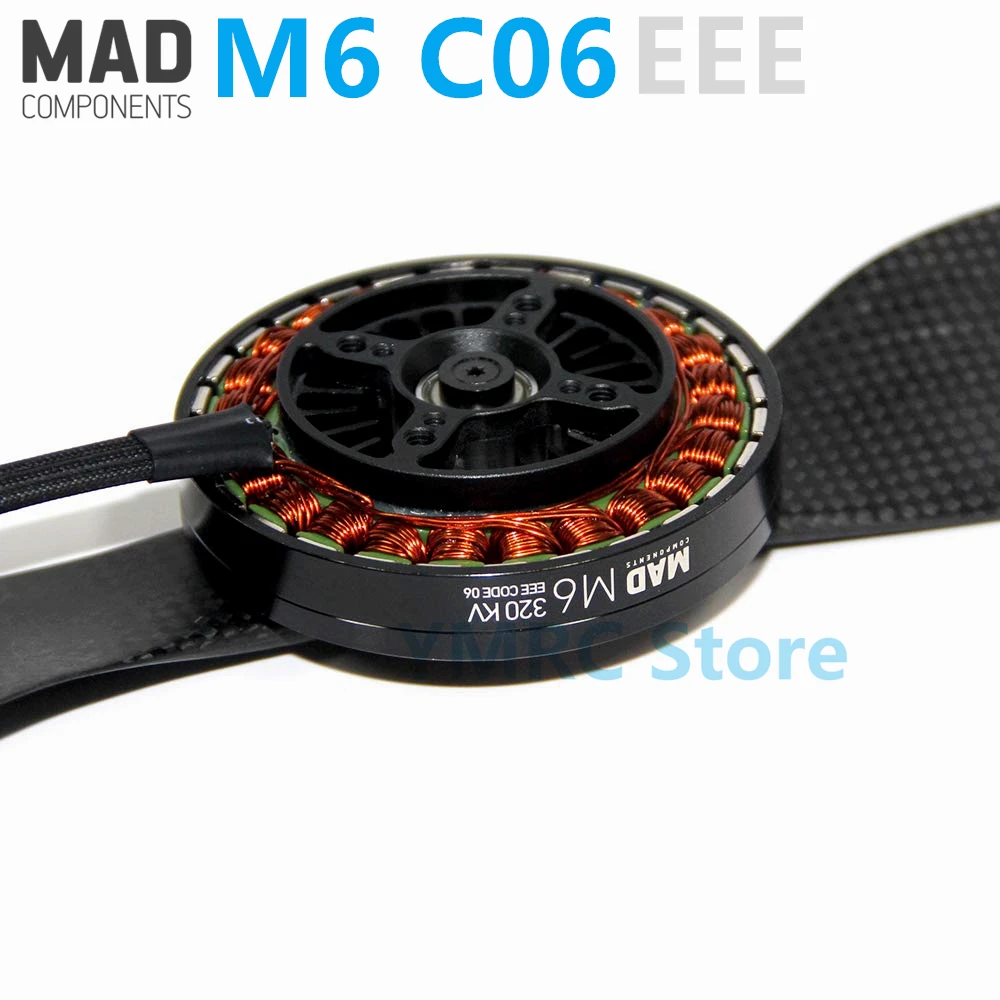 FPV RC 드론용 MAD 반물질 M6C06 EEE 140KV 220KV 320KV 브러시리스 모터, 멀티로터 쿼드콥터 헥스콥터 옥트콥터 항공기