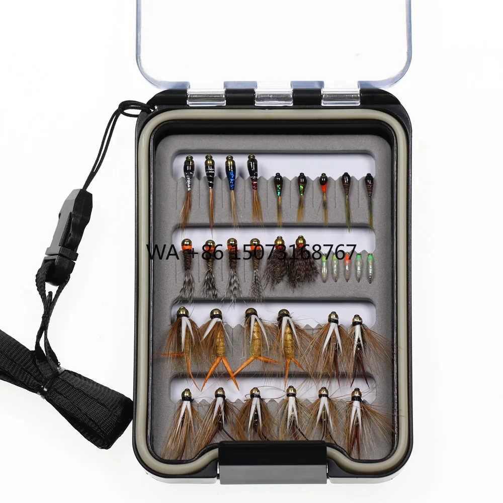 32-pz-set-pesca-alla-trota-mosche-collezione-secco-bagnato-ninfa-stelle-filanti-perdigon-euro-assortimento-di-mosche-con-scatola-pesca-a-mosca-esche-kit