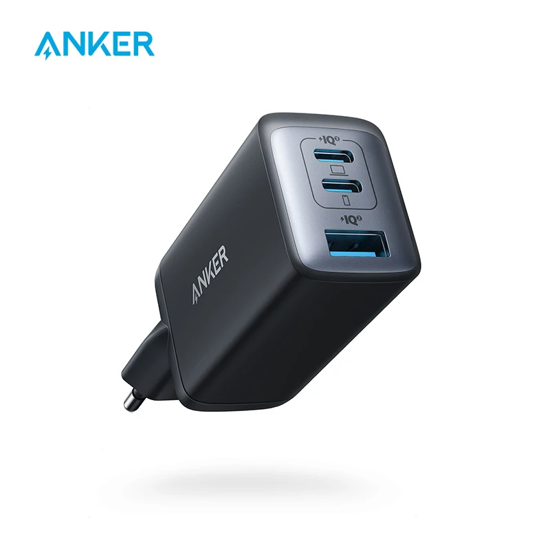 Anker 735 USB C Charger (Nano II 65W) PPS 3-Port Phone Charger Fast Type C Charger Fast Charge For iphone 15/15 pro For Galaxy